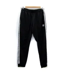 アディダスオリジナルス adidas originals トラックパンツ ジャージ ジョガーパンツ アンクル丈 スリーライン ロゴ 2XO 黒 ブラック /SY10のサムネイル