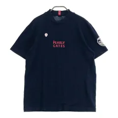 ♡未使用級♡PEARLY GATESモックネックＴシャツ　サイズＭ　ブラック 楽天市場】パーリーゲイツ モックシャツ（カラーネイビー