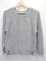 ◇ ⊇ URBAN RESEARCH DOORS コットン混 長袖 ニット セーター サイズOne グレー レディース E  【1411070016355】