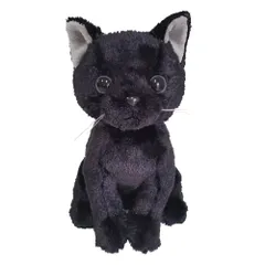 【特売】【BESTEVER】猫 ネコ ぬいぐるみ リアル 子猫 仔猫 手のリサイズ 肉球刺繍 誕生日 ギフト プレゼント【Premium Kitty】クロネコ ブラックキャット ベストエバージャパン