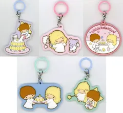 【中古】キーホルダー 全5種セット 「リトルツインスターズ オーロラレトロラバーチャーム」