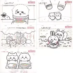 【中古】ポストカード 集合 総作画監督修正画ポストカード5枚セット 「Blu-ray/DVD ちいかわ 2 豪華版 [初回生産限定版]」 封入特典