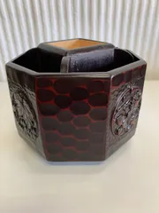 加賀【鹿野漆器】蓋碗・鯖江【うるし工芸藤】漆盆　セット 加賀【鹿野漆器】蓋碗・鯖江【うるし工芸藤】漆盆 セット