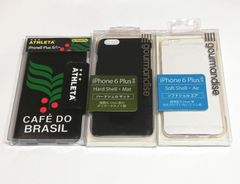 iPhone 6 Plus スマホケース３種セット ソフト・ハード・手帳型◆未開封・未使用