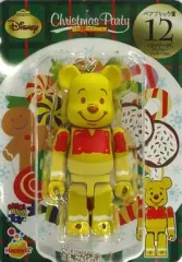 【中古】フィギュア BE＠RBRIC-ベアブリック- 12.プーさん ジンジャークッキーVer. ｢Happyくじ ディズニー Christmas Party BE＠RBRIC｣ ベアブリック賞