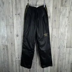 UMBRO アンブロ 裏地付き 肉厚 中綿 ダウン ジャージ パンツ メンズ L サイズ