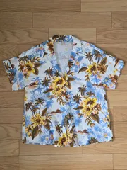 ZARA　花柄　半袖シャツ