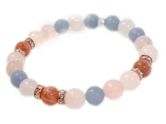 恋愛運 パワーストーン ブレスレット レディース 天然石 数珠 アクセサリー レディースブレスレット パワーストーンブレスレット