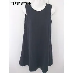 ◇ Sonny Label サニーレーベル URBAN RESEARCH ノースリーブ 膝丈 ワンピース サイズF ブラック レディース  【中古】 【1111230025448】