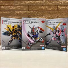 新品　BANDAI    プラモデル　SDガンダムEXスタンダード　ユニコーンガンダム2号機 バンシィ•ノルン/RX-78-2 ガンダム/ユニコーンガンダム　ガンプラ