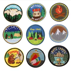 【即日発送】アウトドア デザイン factory ワッペン k's 9個セット