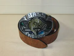 ヘドン　heddon ベルト　バックル　ブラックバス　ブラス　真鍮　ヴィンテージ heddon ヘドン バックル ベルト ブラックバス バスフィッシング