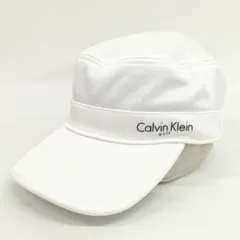 カルバンクラインゴルフ Calvin Klein golf キャップ 帽子 ロゴ刺繍 FREE ホワイト