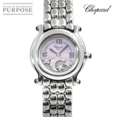 ショパール Chopard 27/8894-23/11 ハッピースポーツ スクエアミニ ダイヤベゼル 5Pダイヤ クォーツ レディース 保証書付き_742197