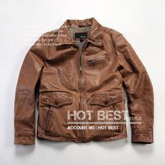 ゲ*ツ様 定価18万GABRIEL 最上級ナッパ カウハイド レザジャケット Amazon | [N-brand] GABRIEL 本革 メンズ 最上級ナッパ