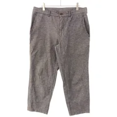 COMME des GARCONS HOMME PLUS コム デギャルソンオムプリュス 14SS コットンポリエステルネップ加工スラックスパンツ グレー L PM-P048のサムネイル