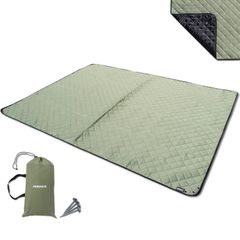 【新古】JIMENCE（ジーメンス） レジャーシート 厚手 収納袋付き 1~3人用 200×150cm キャンプマット（グリーン）のサムネイル