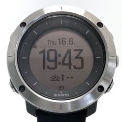 【美品】スント　トラバース　OW151　003-150216　デジタル　スマートウォッチ　スポーツ&アウトドア　GPS　バッテリー充電式　樹脂ベルト