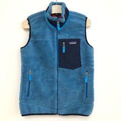 最終価格 patagonia パタゴニア レディース ボア ベスト Sサイズ ブルー系 23082FA15 24c菊E
