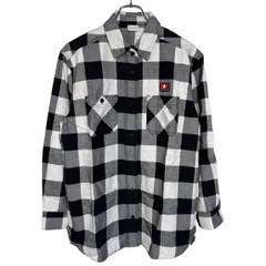 z1217 convers コンバース オールスター チェック シャツ 長袖 ビッグサイズ ゆるだぼ レディース L