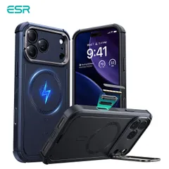 国内正規品 ESR iPhone17/Air/17Pro/17ProMax Cyber Armor スタンド付き 耐衝撃ケース MagSafe対応 ハイブリッドカバー ES27900i17 ES27901i17A ES27902i17PR