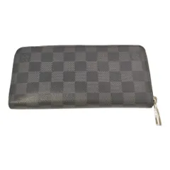 LOUIS VUITTON ルイヴィトン ダミエ・グラフィット・ジッピーウォレットヴェルティカル・ラウンドファスナー 長財布/N63095【♂】【B】【メンズ】★■582199【中古】