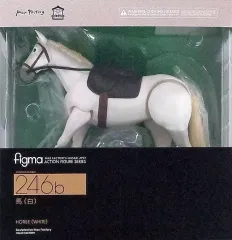 【中古】フィギュア figma 馬 (白)  GOODSMILE ONLINE SHOP ＆ 倉敷市ふるさと納税限定