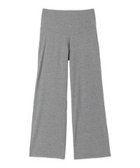 [犬印本舗] らくちんパンツ ゆったりストレート 10分丈 チャコールグレー M 204-8351