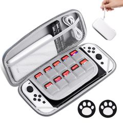 Nintendo Switchケース 収納バッグ 保護ケース 耐衝撃 防水防塵 大容量 持ち運び便利 防汚防傷 全面保護型