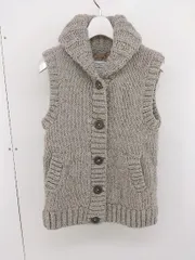 ◇ ◎ URBAN RESEARCH DOORS ウールニット ベスト ジャケット サイズONE ベージュ系 レディース  【1207080008028】