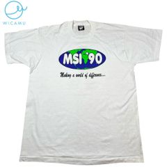 激レア 90s USA製 マルチカルチャーサマーインスティテュート Tシャツ XL シングルステッチ SCREEN STARS BEST MSI '90 ヴィンテージ 古着