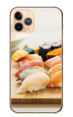 iPhone14plus ケース カバー アイフォン14 プラス スマホケース ハードケース 寿司 すし スシ SUSHI 日本 和食 米 マグロ イクラ サーモン 軍艦 にぎり 写真 カラー03