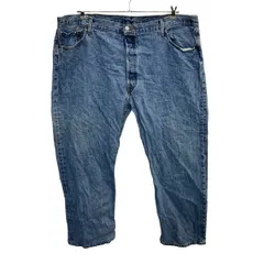 Levi's 501 デニムパンツ W46 ブルー リーバイス ボタンフライ アメカジ ジーンズ カジュアル ビッグサイズ 古着卸 アメリカ仕入 2508-550