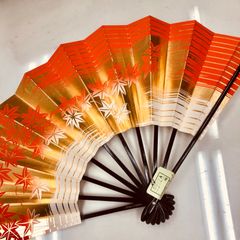 新品★ 舞扇子 京扇子 日本舞踊 踊り用  もみじ 紅葉