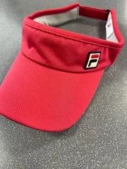 新品【FILA】テニスサンバイザー　VM9756　レッド