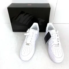 03w21483【タグ/箱付き美品】 Supreme × Nike Air Force 1 Low White シュプリーム × ナイキ エアフォース1 ロー ホワイト  28.0cm メンズ  スニーカー  CU9225-100