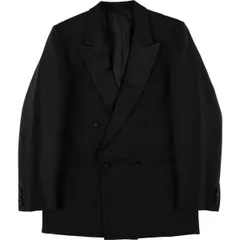 古着 クリスチャンディオール Christian Dior MONSIEUR ピークドラペル ダブルブレスト テーラードジャケット 英国製/eaa570500