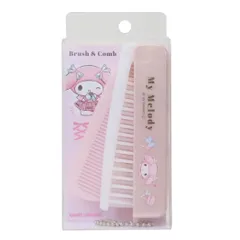 【メール便】マイメロディ くし 折りたたみブラシ＆コーム IDOL サンリオ カミオジャパン ヘアブラシ キャラクター グッズ 