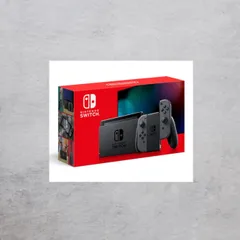 【状態B+】Switch 本体 バッテリー強化版 グレー 箱付き