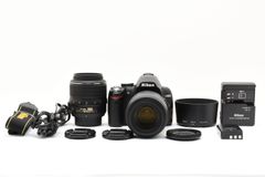 [シャッター数：1236回]ニコン Nikon D3000 ダブルレンズセット [美品]