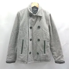 ◇ ⊇ GENNARO ジェンナロ 長袖 ピーコート サイズL グレー系 メンズ E  【1503310012927】のサムネイル
