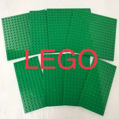 正規品 中古 LEGO レゴ   裏も使えるベースプレート 基礎板 8×16 16×16 合計8枚 緑 グリーン 大量 まとめ売り パーツ取りに HN-642  361
