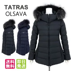TATRAS タトラス ダウンジャケット オルサバ OLSAVA レディース ラクーンファー フード付き ダウンコート 大きいサイズあり 2025-26年秋冬 新作 LJXA0024013588