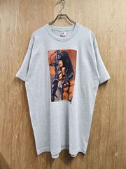 【US古着】一点物 90s USA製 FRUIT OF THE LOOM Double Impact Jazz T-Shirt | フルーツオブザルーム ダブル・インパクト ジャズ アメコミ プリント 半袖 Tシャツ グレー ビックサイズ