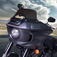 【送料無料】ハーレー ローライダーST 2024年モデル専用 カスタムヘッドライトカバー マットブラックLFY11今週注目