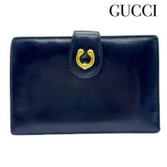 極美品❗️GUCCI　グッチ　ビンテージ　インターロッキング　がまぐち　折り財布 極美品】GUCCI オールドグッチ 折財布 マイクロGG インター