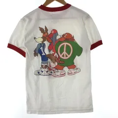 【中古】LOONEY TUNES プリントリンガーTee S rn117508 ホワイト ルーニー・テューンズ[10]のサムネイル