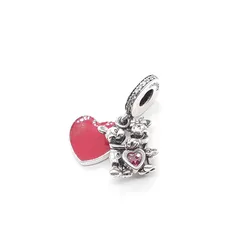 PANDORA パンドラ ネックレス ペンダントトップ ブレスレット チャーム Love Dangle Charkm SILVER 925 シルバー ジルコニア Disney コラボ ミッキー ミニー