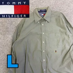 K3282 TOMMYHILFIGER 90s トミー　長袖　ボタンダウンシャツ