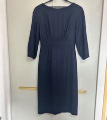 LOULOU　WILLOUGHBY　サイズ１　Sサイズ　ワンピース　春　レディース　ドレス　ネイビー シンプル